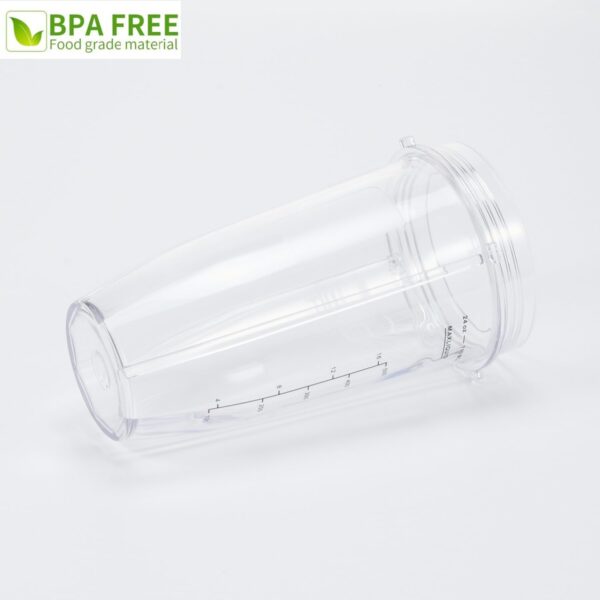 [ New Model] Replacement blender Blade and 24oz Cup Accessories, Only Compatible with Nutri Ninja SS150,SS151,SS300, SS350,SS351, CO351B, SS100, SS101, CO101B,SS400,SS401 - Image 5