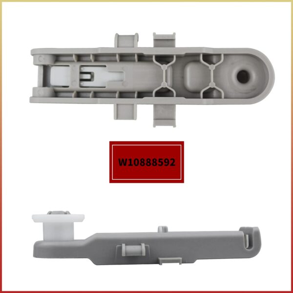 2 pcs W10888592 Dishwasher Upper Rack Wheel Top Replacement Part Compatible with Whirlpool Kenmore Maytag Dishwashers Upper Dishrack Roller Assembly- Replaces WP8575281 PS11769236 8575281 - Image 7