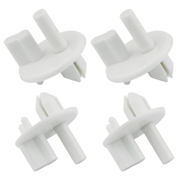 4 Pcs 241993101 Crisper Shelf Cover Support Refrigerator Shelf Support Replacement Part Compatible with Frigidaire Kenmore Refrigerators Replaces for 240350802 1513081 AP4393090 PS2358879 AH2358879 - Image 6