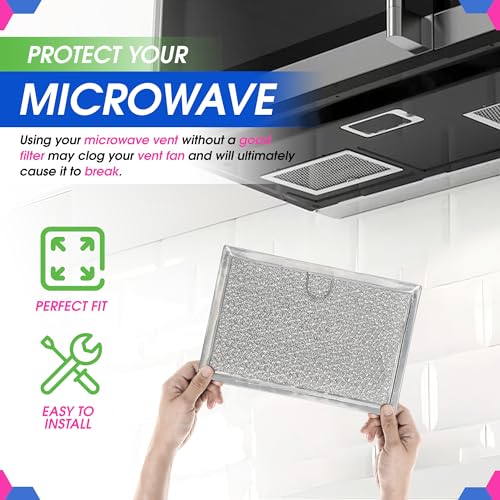 Bagean Microwave Filter 5.1"x7.6” Fits Frigidaire 5304464105 Grease Filters - Image 8