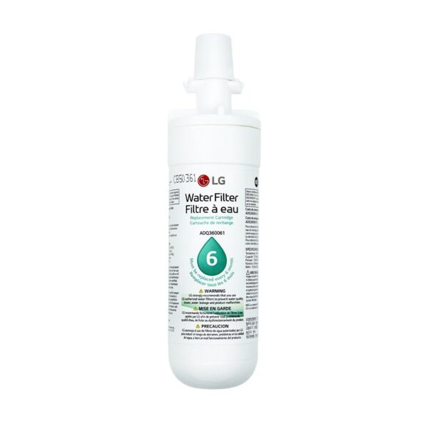 LG LT700P- 6 Month / 200 Gallon Capacity Replacement Refrigerator Water Filter (NSF42 and NSF53) ADQ36006101, ADQ36006113, ADQ75795103, or AGF80300702 , White , Single - Image 8
