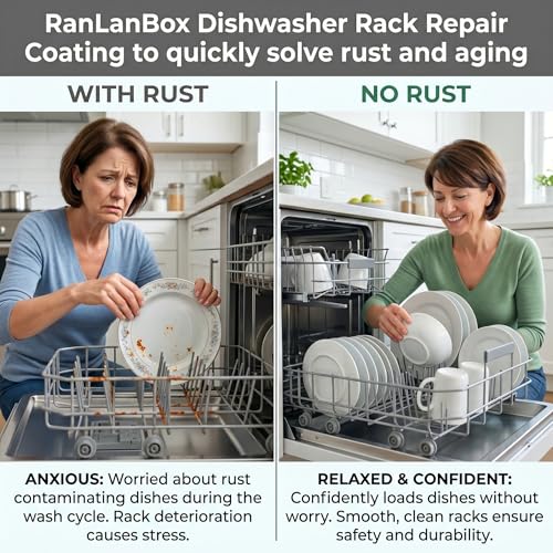 Dishwasher Rack Repair Coating, Gray Vinyl Rack Rust Touch Up Paint Kit - Image 8