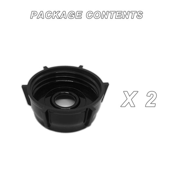 2 Pack of Blender Replacement Parts Jar Base Cap Compatible with Aspas Para Licuadora Oster Osterizer(Does NOT fit Pro, Master, or Versa models) - Image 3
