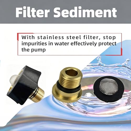 XILEWHZF 7112362 Water Inlet Fitting for Simpson Pressure Washer Pump Parts Compatible, Fits Multiple Pressure Washer Connectors (Copper, 1pc) - Image 8