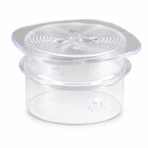 Univen Blender Lid Filler Cap Compatible with Oster and Osterizer Blenders Jar Lids with 2" (5cm) Hole Made of Strong Clear Plastic - Image 3