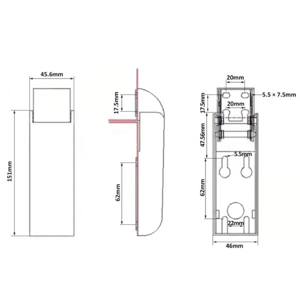 Universal Freezer Lid Hinge with Spring and White Cover – Metal Replacement Part for Chest Freezer Repair, Coolers, Refrigerators – Rust-Resistant, Easy to Install - Image 5