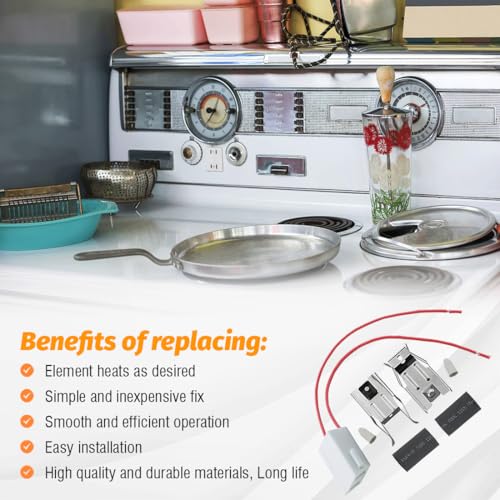 12001676 Range Burner Ceramic Receptacle Kit for Whirlpool Maytag (4 Pack) - Image 8