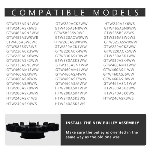 WH03X32218 WH49X25378 Washer 1/3 Hp Motor Pulley & Nut - Image 8