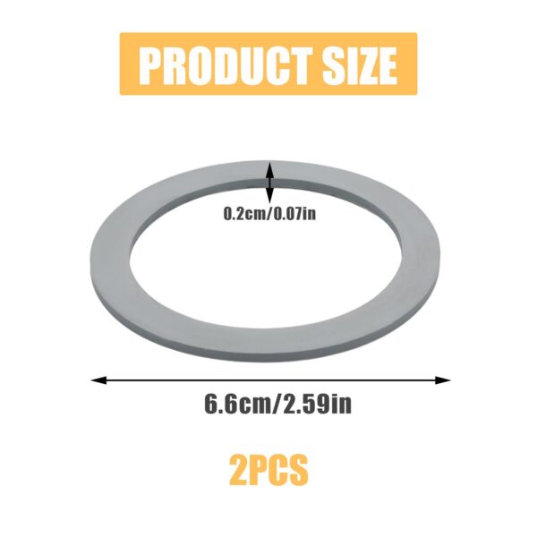 2pcs Gray Rubber Blender Gasket Replacement for Oster Osterizer - Image 6