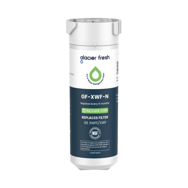 GLACIER FRESH XWFE (Built-in CHIP) Refrigerator Water Filter Pack of 1