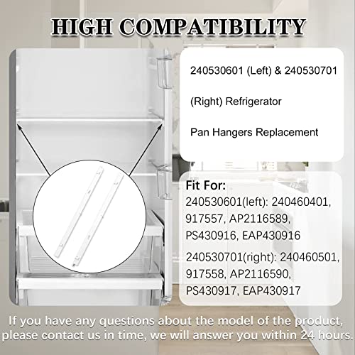 240530601 (Left) & 240530701 (Right) Refrigerator Pan Hangers Replacement - Image 6
