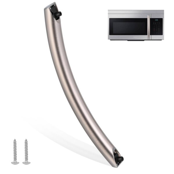 Upgraded ME16A4021AS Microwave Door Handle, DE94-04313F Assembly Handle Compatible with Samsung ME16A4021AS/AA Microwave, Replaces Samsung Microwave Door Handle ME16A4021AS, Alloy Material