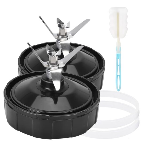 7 Fins Blender Blade Replacement Parts 2pcs Compatible with Ninja Blender Top Lid Accessories for Ninja Auto iQ BL682-30 BL642-30 BL450-30 BL482-30 BL687CO-30 ect. - Image 4