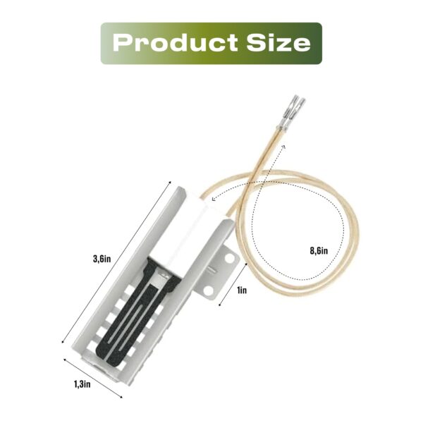 5303935066 Oven igniter Replacement for Frigidaire 6 gas oven range ignitor, Replacement for numbers AR5066 12400035 318177710 7318177710 316428600 5303308452 - Image 7