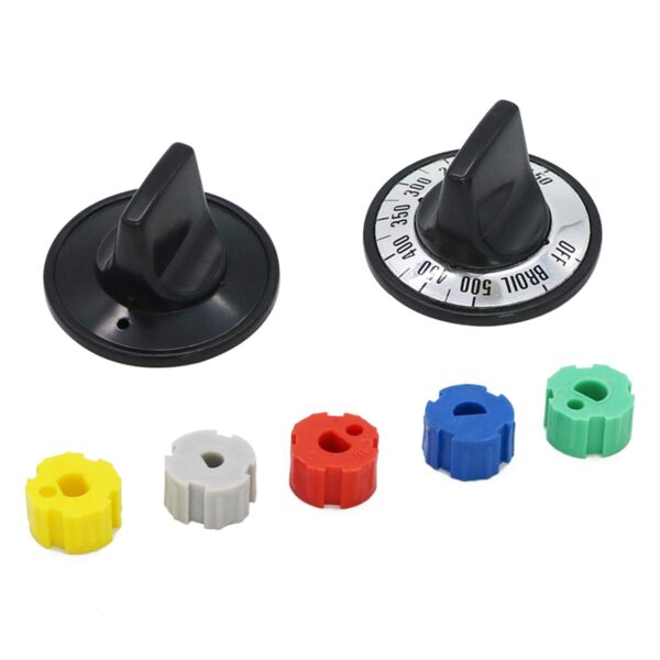AMI PARTS Electric Range Burner Knob Kit KN002 RKE Electric Range Oven Knob Handle Kit Compatible with Whirlpool Gas Stove Replace TJKN002&RK103. - Image 5