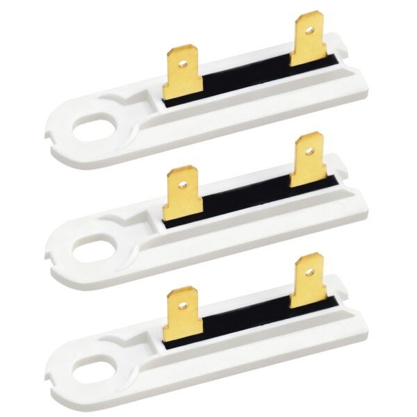 3 Pack Dryer Thermal Fuse, WP3392519 Universal Replacement for Whirlpool Kenmore Maytag Dryer, Replaces AP6008325 3388651 694511 WP3392519VP Thermal Fuse(White)