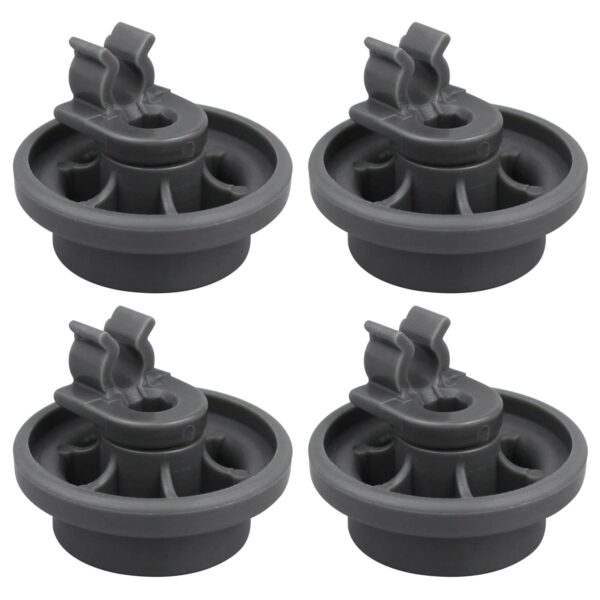 4 Pcs 4581DD3003B Dishwasher Lower Rack Wheels, Bottom Dishrack Roller Assembly Replacement part Compatible with LG Dishwasher Replaces 4581DD9002B 1372292 AP4437752 EA3523051 AH3523051 PS3523051