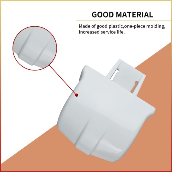 WR2X8345 Refrigerator Door Shelf Retainer Bar Support End Cap Replacement part - Pack of 2 Compatible With GE Hotpoint Refrigerator Replaces PS298977 WR02X8345 AP2060073 AH298977 WR2X7617 - Image 5