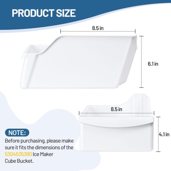 240385201 Ice Cube Container Storage Freezer Bucket - Image 3