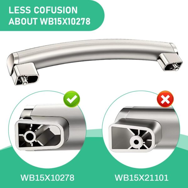 WB15X10278 Microwave Handle Compatible with General Electric GE Microwave - Image 5