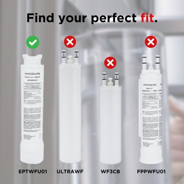 Frigidaire EPTWFU01 Refrigerator Water Filter Replacement, White, 1 Count - Image 3
