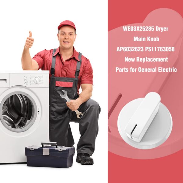 Osyyhe WE03X25285 Dryer Timer Knob Compatible with GE Hotpoint Dryer