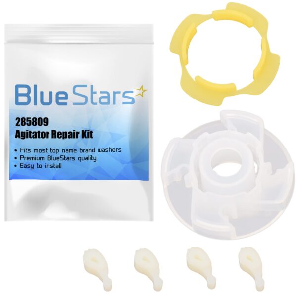 BlueStars Ultra Durable 285809 Washer Short Cam Agitator Repair Kit