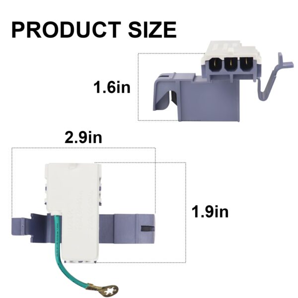 Sikawai 8318084 Washer Lid Switch Replacement Part Compatible with Whirl-Pool Ken-More Washers Replaces AP3180933 PS886960 WP8318084 AP6012742 ES8084 PS11745957 TJ90ES8084 6 Pack - Image 3