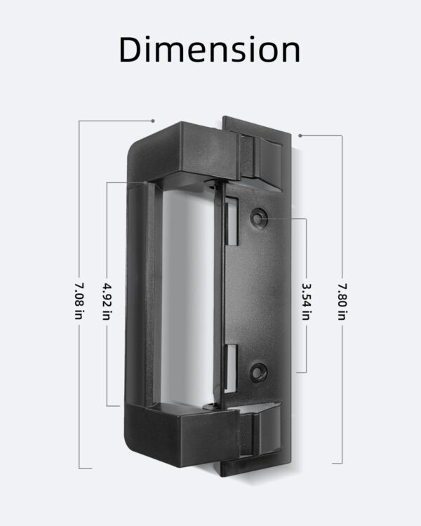 Rolkely 2025 Upgraded 3316882900 RV Refrigerator Door Handle Holder Compatible with Dometic 3316882.900 S,Std Dr Handle Combo-6/8 Amii DM2672, DM2682, DM2872, DM2882(2 Pack) - Image 5