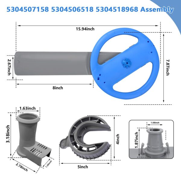 5304507158 Dishwasher Lower Spray Arm Assembly Replacement for Frigidaire - Image 7