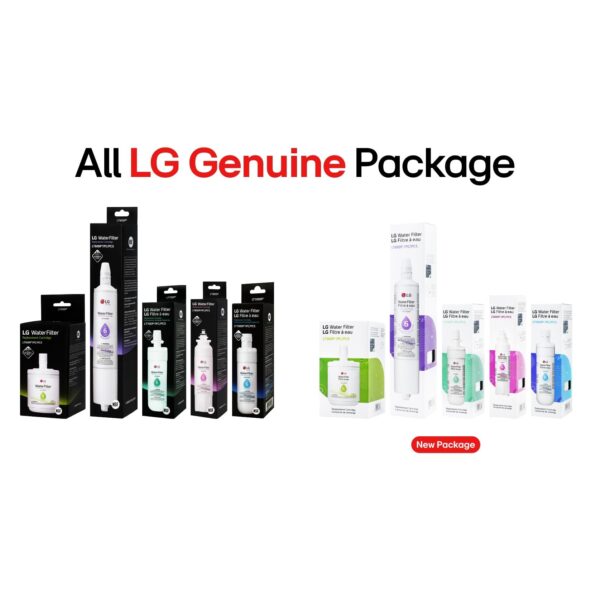 LG LT500P - 6 Month / 500 Gallon Capacity Replacement Refrigerator Water Filter (NSF42 ADQ72910911 , White - Image 4