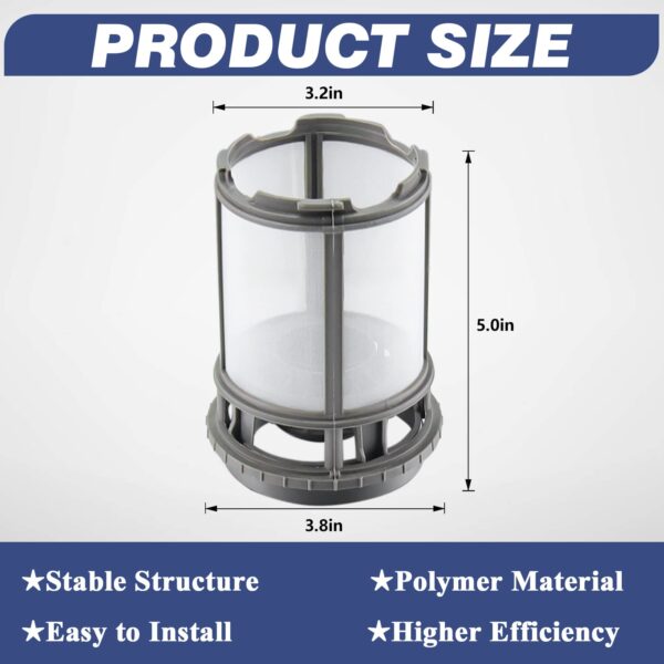 W10872845 Dishwasher Pump Filter Cup Replacement for Whirlpool KitchenAid - Image 5