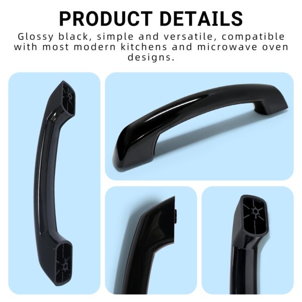 W10259243 Microwave Door Handle Compatible with Whirlpool Maytag W10259243 Replace 1549831 AP4411264 PS2361013 EAP2361013 - Image 6