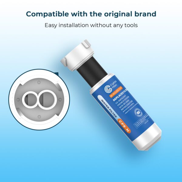 Crystala Filters XWFE (Built-in CHIP) Refrigerator Water Filter 1-Pack - Image 7