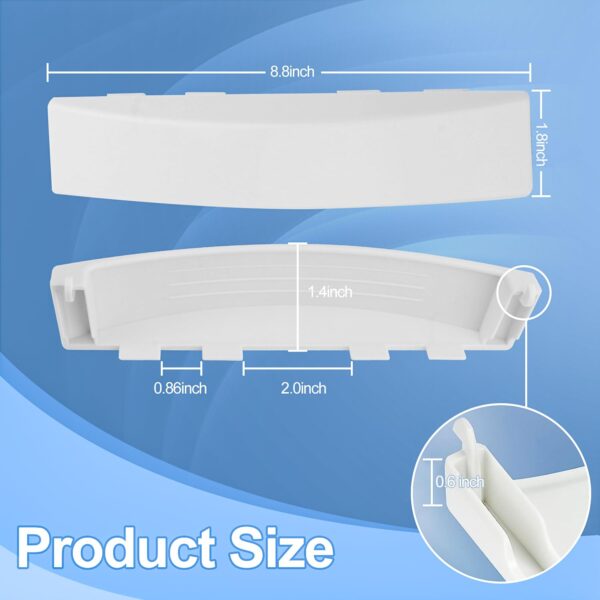 Replacement GE GUD27ESSMWW Dryer Handle for GE Clothes Laundry Dryer Parts WE01X30378 WE01X25878 PS1177202 WE1M1068 GUD27ESSM1WW Washer and Dryer Stackable Handle - Image 5