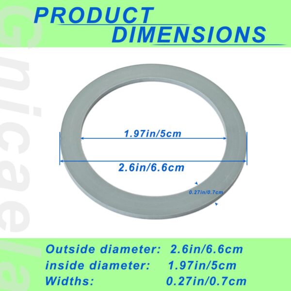 Blender Gasket Replacement Parts, Rubber Ring Seal Rings Blender Accessories for Oster and Osterizer Blender (4 Pieces) - Image 5