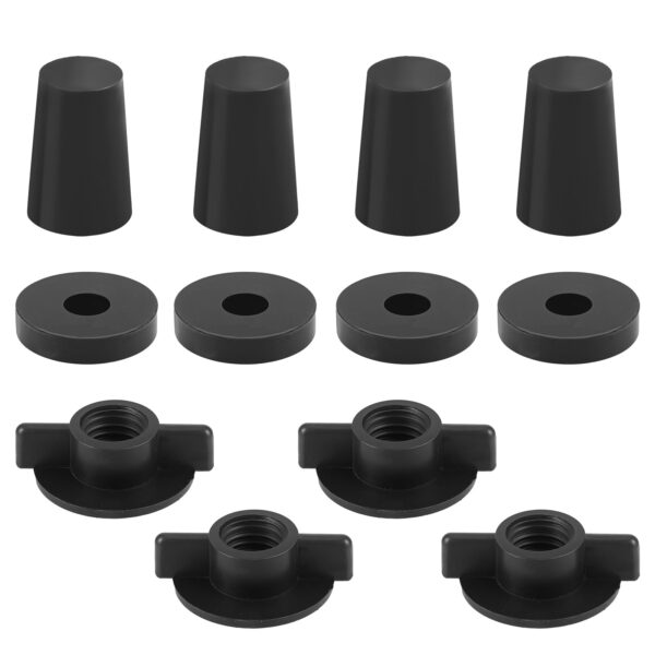 Replacement Kit for Berkey Water Filter System Elements - 4 Wing Nuts, 4 Washers & 4 Silicone Blocking Plugs Compatible with Berkey, Gravity Filter System Elements and Black Activated Carbon Filters - Image 4