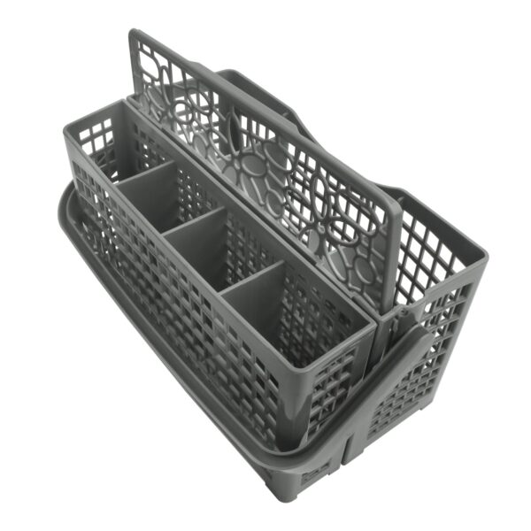 Universal Dishwasher Silverware Cutlery Basket, 2 in 1 Detachable Gray Utensil Holder with 7 Compartments, Fits Most Full-Size Dishwashers Compatible with Whirlpool KitchenAid Bosch Samsung LG GE - Image 7