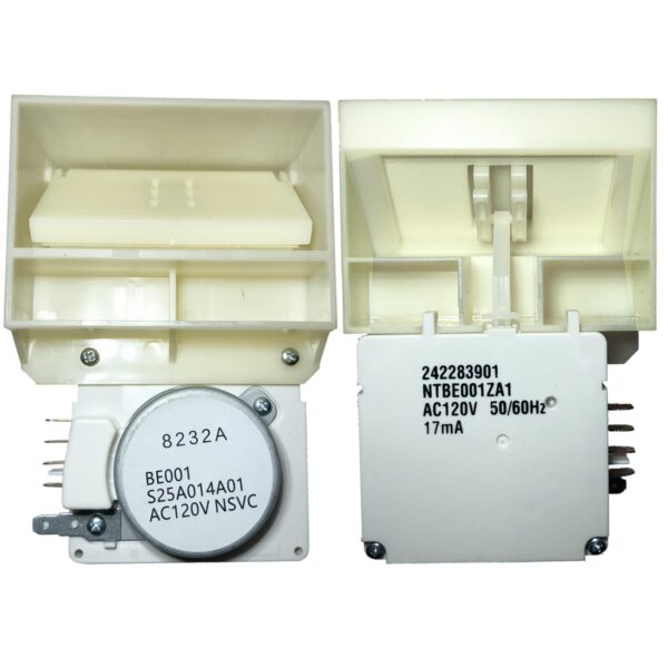 242303001 Air Damper Control Assembly Refrigerator Damper Assembly Compatible with Frigidaire Crosley White Replaces 242303001，AP5788340, PS8746718, EAP8746718, 3016452 Fits DFH, FFE, FFH, FFS, LFS - Image 4