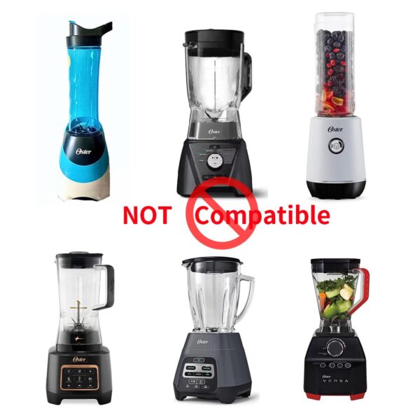 Joyparts Replacement parts 6-Cup Glass Jar With Blade, Compatible with Oster Blenders - Image 2