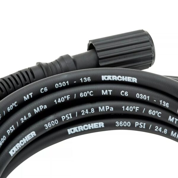 Kärcher 25' High Pressure Extension Hose for Pressure Washers up to 3600 PSI - with Adapters Included - Quick Connect or M22 Fitting - Image 5