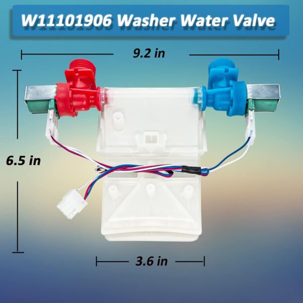 W11101906 W11210463 Washer Water Inlet Valve Fits for whirlpool Amana - Image 4