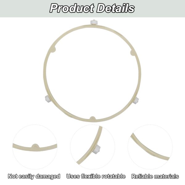 8.5in Microwave Plate Replacement, Microwave Roller Ring Replacement Accessories Compatible with Ge Samsung Frigidaire Wb06x10625 Wb06x10818 De92-90495a 5304464115 5304509438 - Image 5