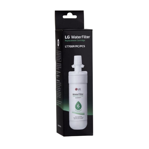 LG LT700P- 6 Month / 200 Gallon Capacity Replacement Refrigerator Water Filter (NSF42 and NSF53) ADQ36006101, ADQ36006113, ADQ75795103, or AGF80300702 , White , Single - Image 2