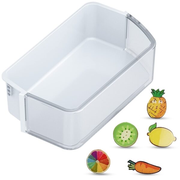 DA97-12650A Door Shelf Bin Only for Right Side Samsung Refrigerator Door Shelf Replacement for Samsung RF263BEAESR RF261BEAESR RF260BEAESR Door Bin for Samsung Fridge Door Shelves With 5 Fridge Magnet - Image 8