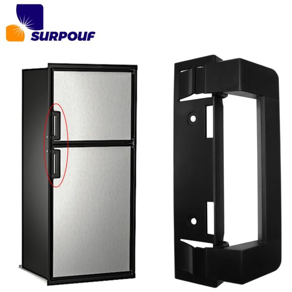 SURPOUF 3316882900 RV Refrigerator Door Handle Replacement Fits for Dometic DM2672 DM2682 DM2872 DM2882 Heavy Duty Black Plastic Handle for RV Camper Refrigerator (2-Pack) - Image 6