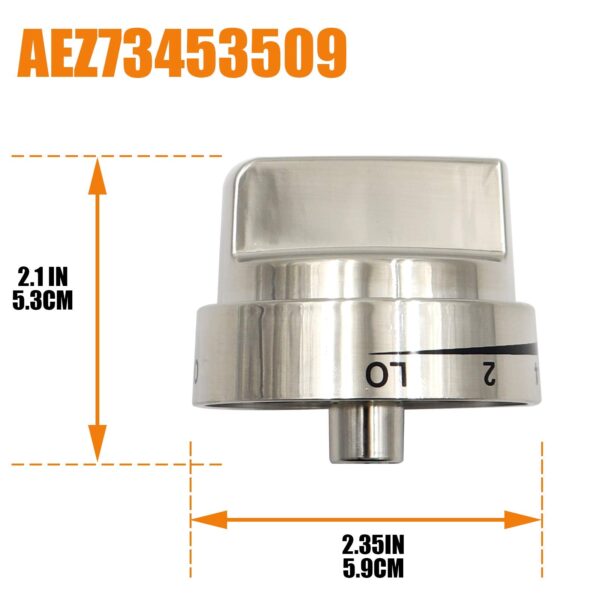 Azdele AEZ73453509 Stove knobs Replacements for Gas Range/Oven LRG3095ST LRG3091ST LRG3093ST LRG3035ST LDG3036ST,Replaces AEZ72909008 AP5669773 Knobs, 3 Ye-ars Warr-anty - Image 7