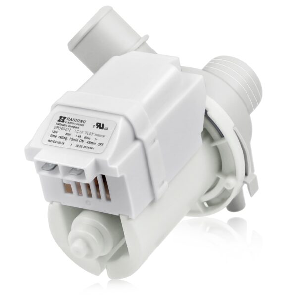 4681EA1007A DP040-012 Washer Drain Pump Assembly(OEM) Compatible with LG WT1501CW WT1201CV WT1201CW WT4870CW, Kenmore 796.31513210 and More, Replacement Parts 2649379 AP5672914 EAP7785119 PS7785119 - Image 7