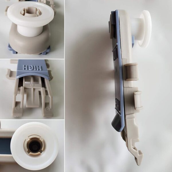 WP8561996 Dishwasher Upper Rack Wheel Adjuster, Replace # W10889280 8561996 B0050O2HIO B00JLMM1V4, Replacement for Whirlpool, Maytag, KitchenAid, Magic Chef-Pack of 4 - Image 4