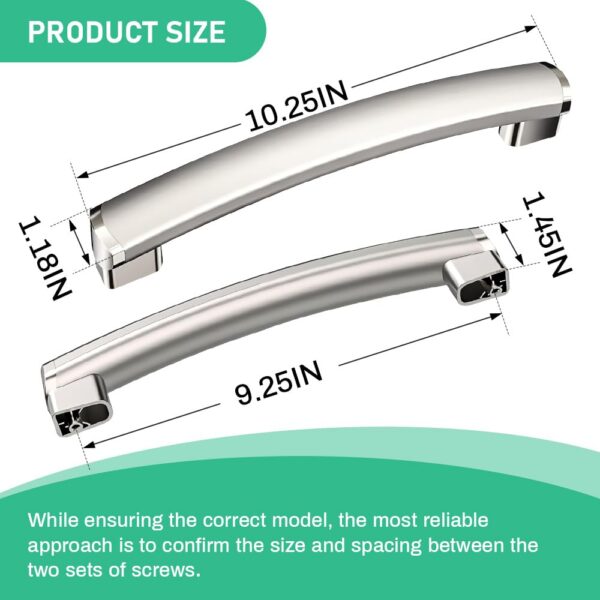 WB15X10278 Microwave Handle Compatible with General Electric GE Microwave - Image 4